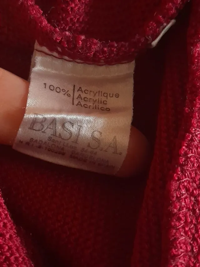 Jersey Lacoste Rojo Talla L