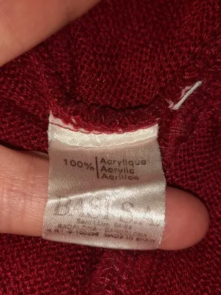 Jersey Lacoste Rojo Talla L