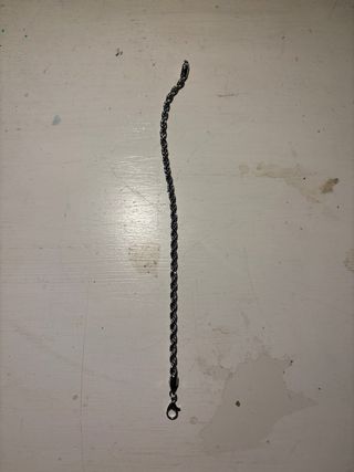 Pulsera bañada en plata