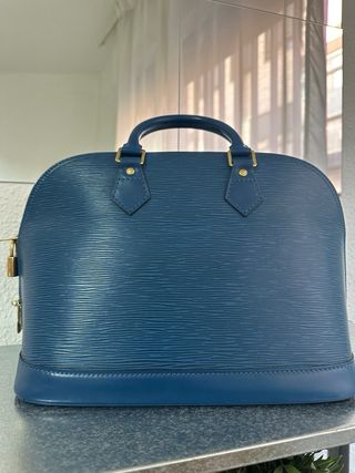 Louis Vuitton Alma Epi Azul