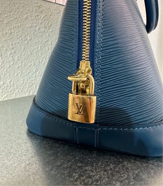 Louis Vuitton Alma Epi Azul