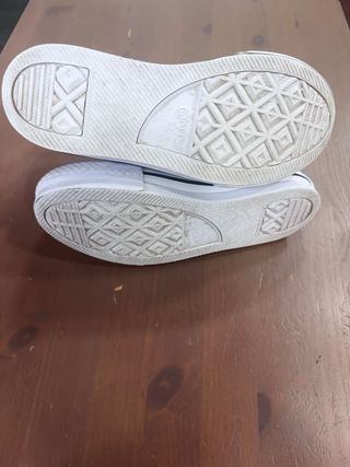 Converse plataforma piel negra T33.5