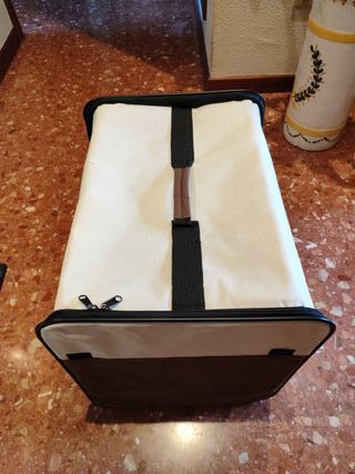 Transportín perro/gato Ferplast beige/marrón