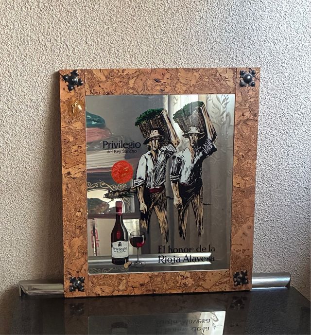 Espejo Marco Corcho Privilegio del Rey Sancho