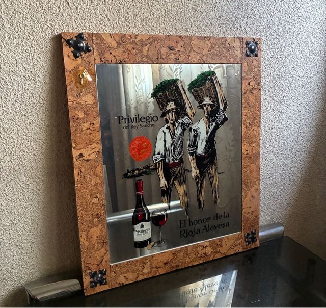 Espejo Marco Corcho Privilegio del Rey Sancho