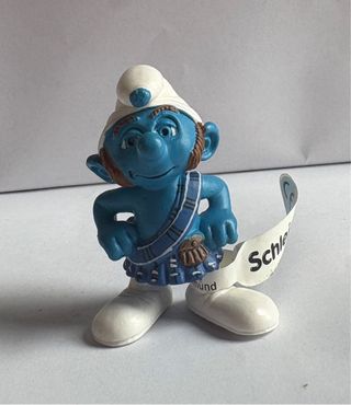 Figura Pitufo Valiente 