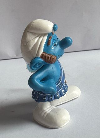 Figura Pitufo Valiente 