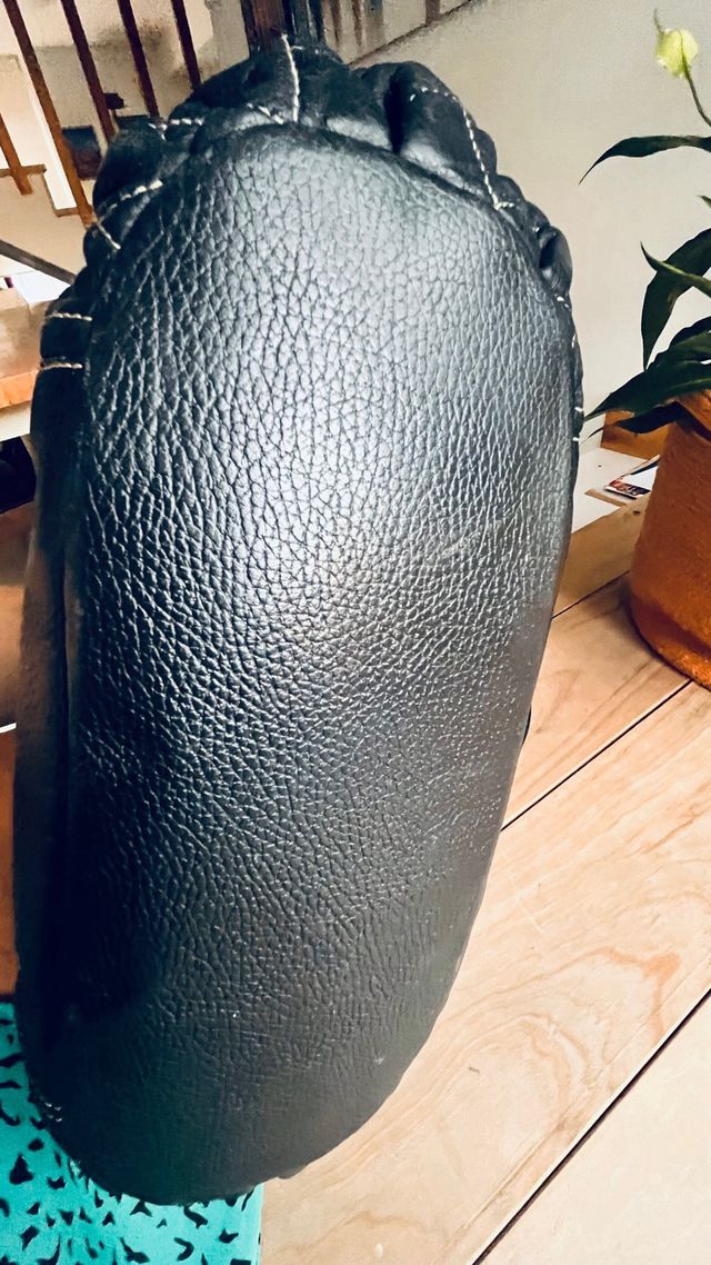 Bolso Negro Piel Hombro