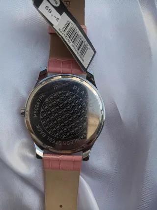 Reloj Playboy Chica Rosa y Plata