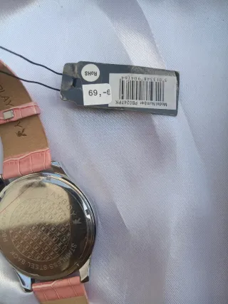 Reloj Playboy Chica Rosa y Plata