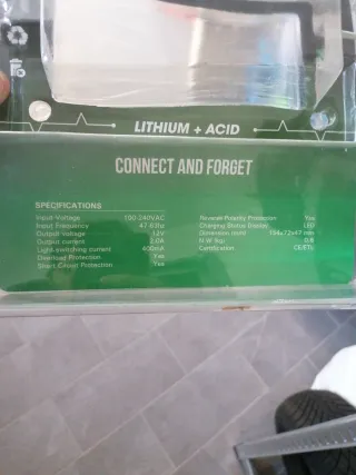 Caricabatteria Mantenitore Eletthium