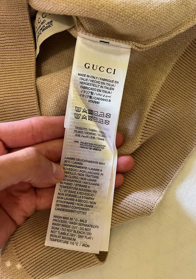 Maglione Gucci Beige GG Monogram
