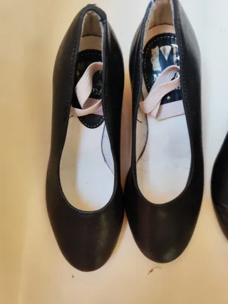 Zapatos Flamenco Piel Negros
