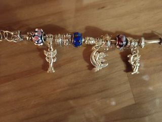 Pulsera charms bisutería 