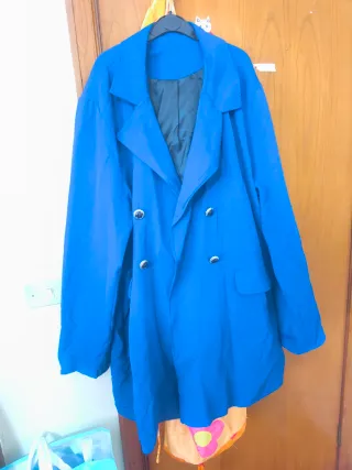 Chaquetón azul mujer talla 3XL
