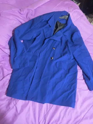 Chaquetón azul mujer talla 3XL