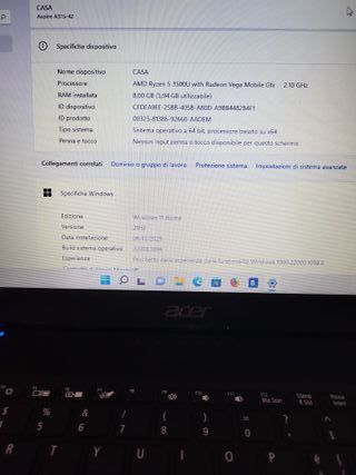 Acer Aspire 3 Ryzen 5 - Ottime condizioni
