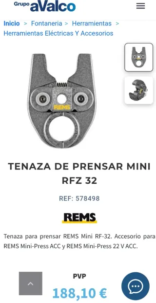 MORDAZA REMS MINI MULTICAPA RFZ 32