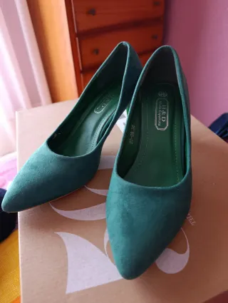 Tacones verdes H&D