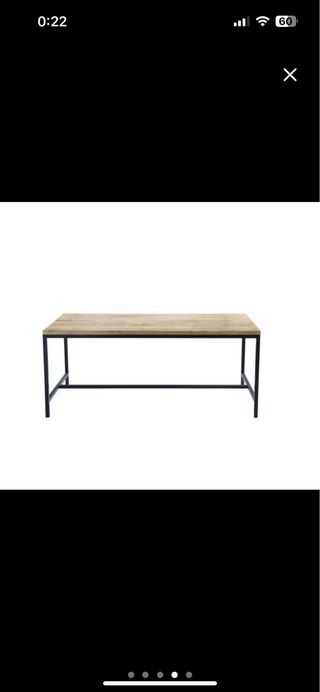 Mesa Comedor Long Island Madera y Metal