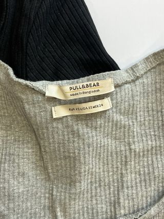 Confezione da 2 vestiti Pull&Bear neri e grigi XS