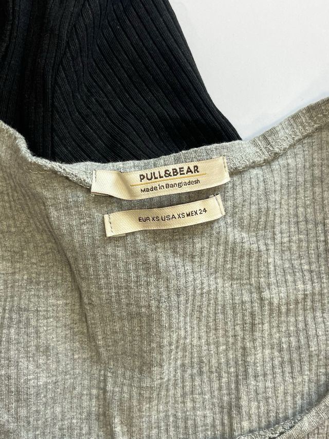 Confezione da 2 vestiti Pull&Bear neri e grigi XS
