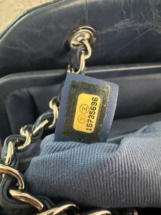 Borsa Chanel Mademoiselle Blu 