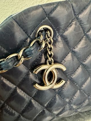 Borsa Chanel Mademoiselle Blu 