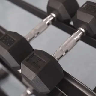 Rack Mancuernas + 8/9 Pares Mancuernas 2.5-22.5kg