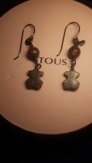 Pendientes Tous Oso Marrón original 