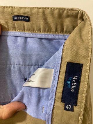 Pantalones Chinos Mr.Blue Beige