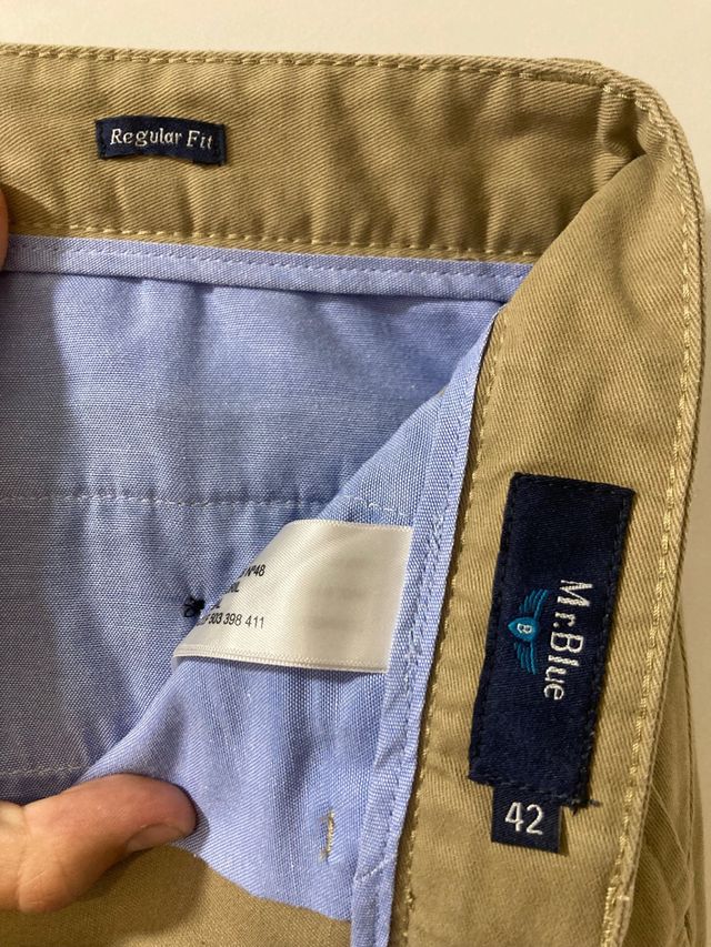 Pantalones Chinos Mr.Blue Beige