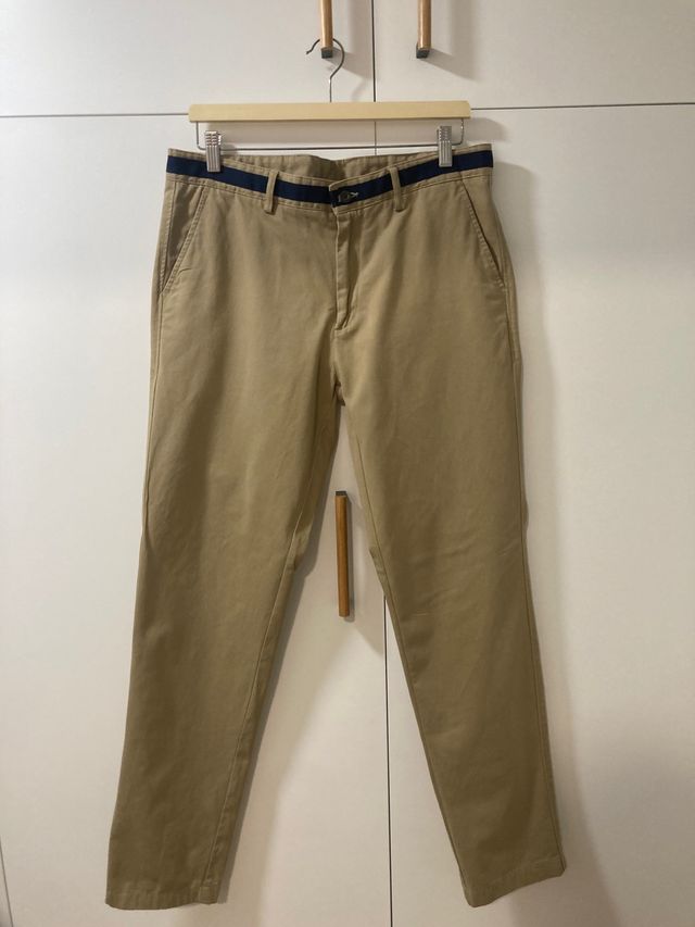 Pantalones Chinos Mr.Blue Beige