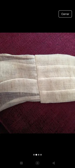 Fajín para vestido de comunión beige