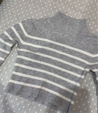 Jersey crop de cuello alto de Pull&bear 