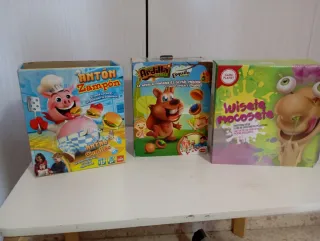 Lote 3 Juegos Mesa: Anton Zampón, Ardilla...