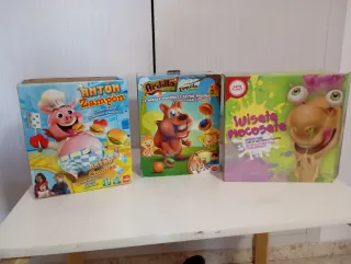 Lote 3 Juegos Mesa: Anton Zampón, Ardilla...