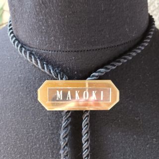 Corbata Bolo Makoki Vintage Metal Dorado
