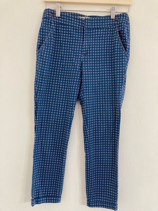 Pantalón Sfera azul con estampado