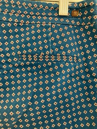 Pantalón Sfera azul con estampado