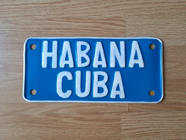 Placa Decorativa Habana Cuba