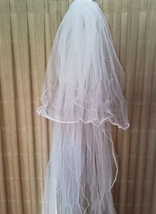 Magnífico y romántico vestido de novia blanco