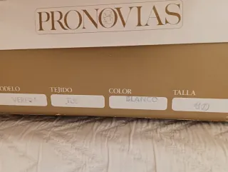 Magnífico y romántico vestido de novia blanco