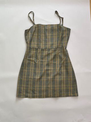 Vestido mini cuadros