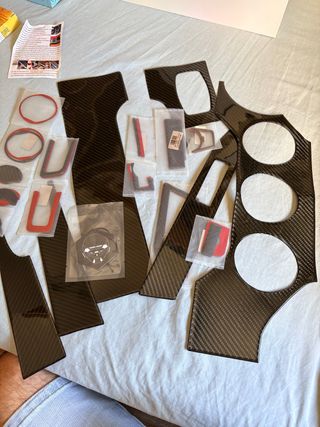 Pegatinas Panel Carbono Ford Mustang 2015-2022