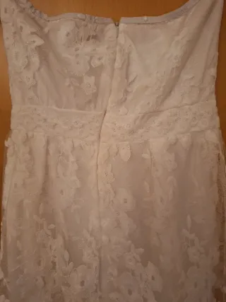 Mono Ibicenco Vintage Y2K Glamour Blanco largo 