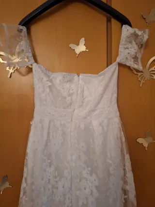 Mono Ibicenco Vintage Y2K Glamour Blanco largo 