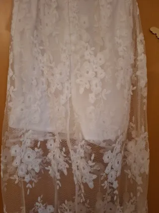 Mono Ibicenco Vintage Y2K Glamour Blanco largo 