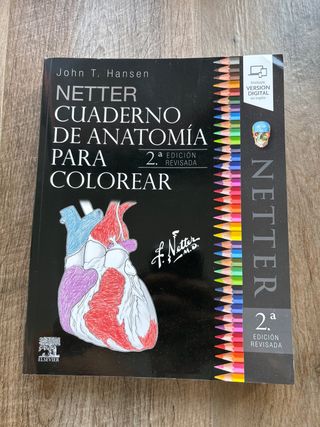 Netter Cuaderno de anatomía para colorear (2ª ed.)