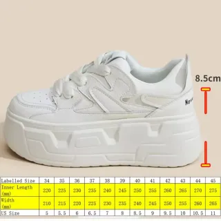 Zapatillas Novkfashion Blancas y Negras para mujer